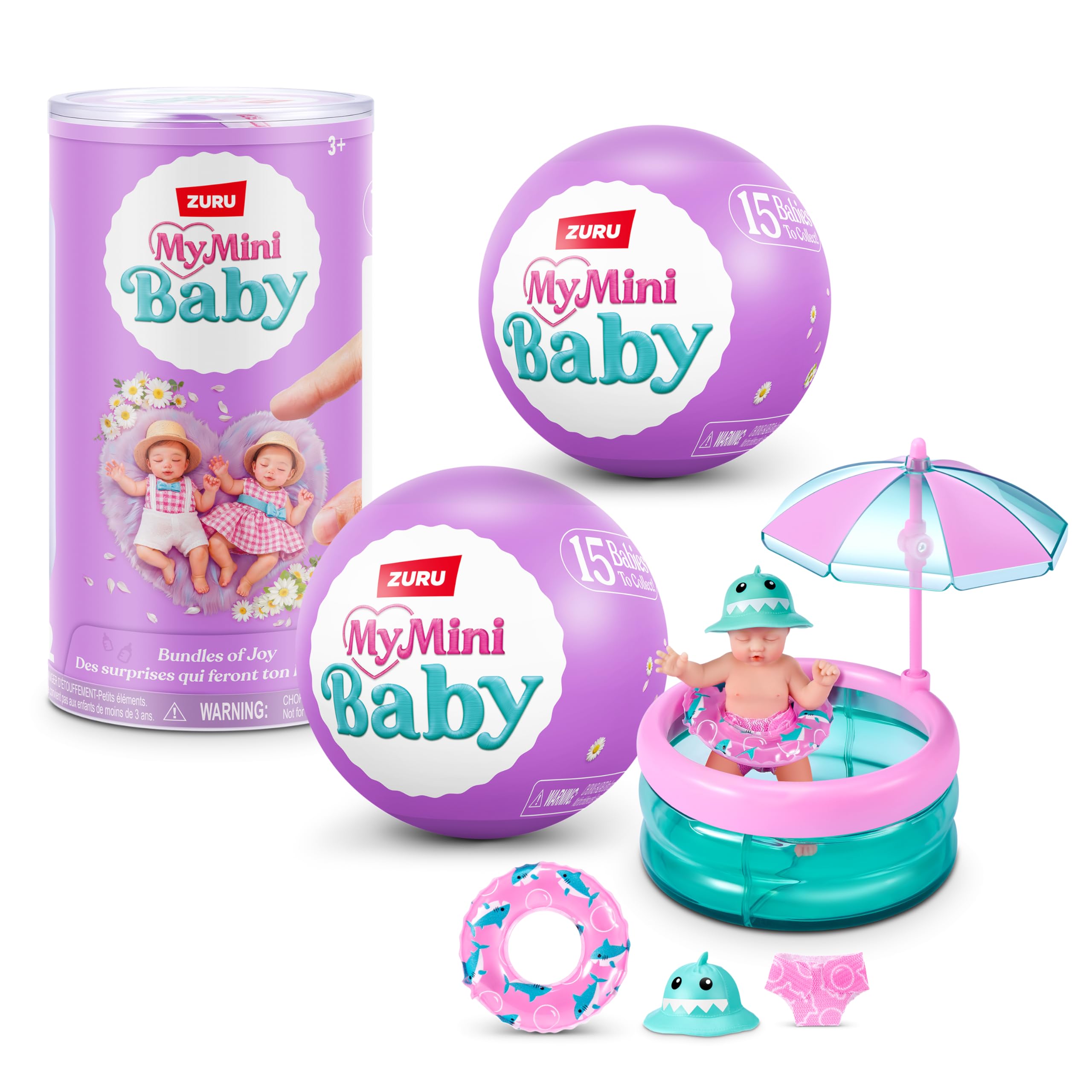 Amazon.com: 5 Surprise My Mini Baby Series 2 by ZURU, Collectible